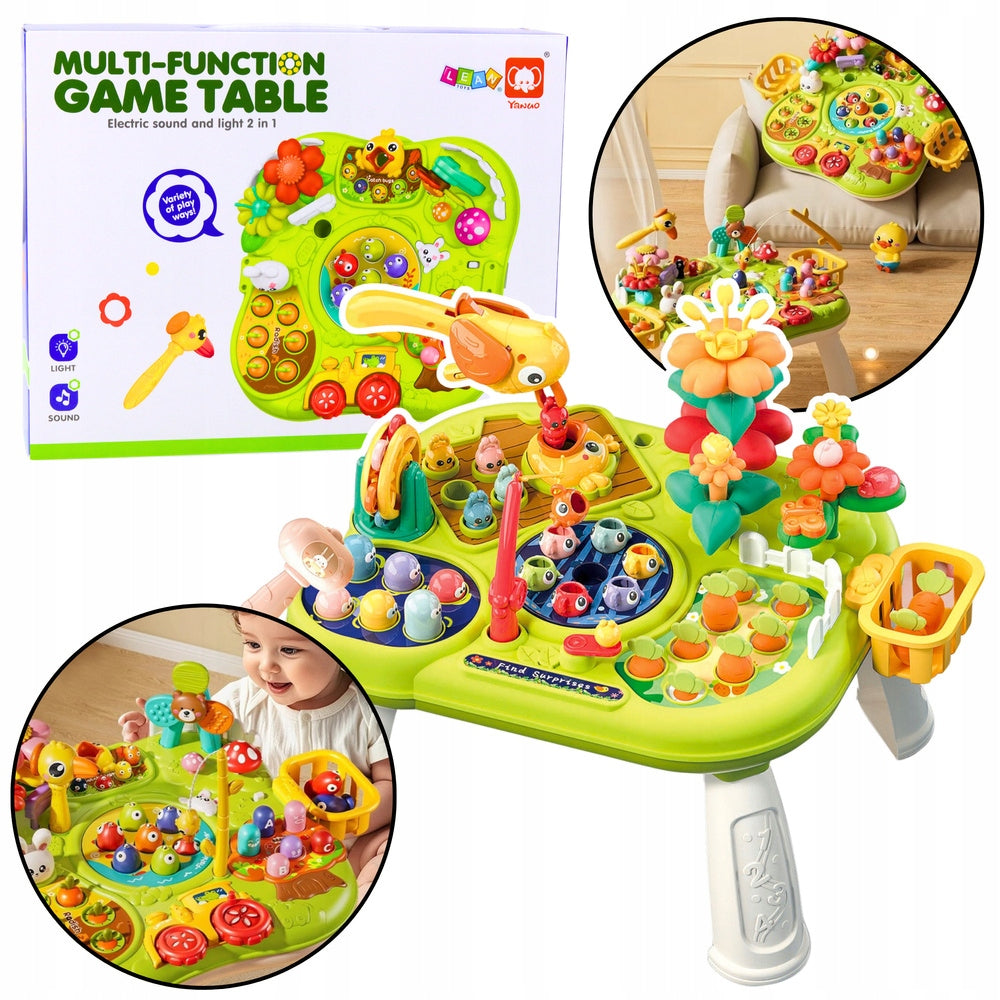 2X Multifunctional Educational Table with Sounds and Lights 2in1
