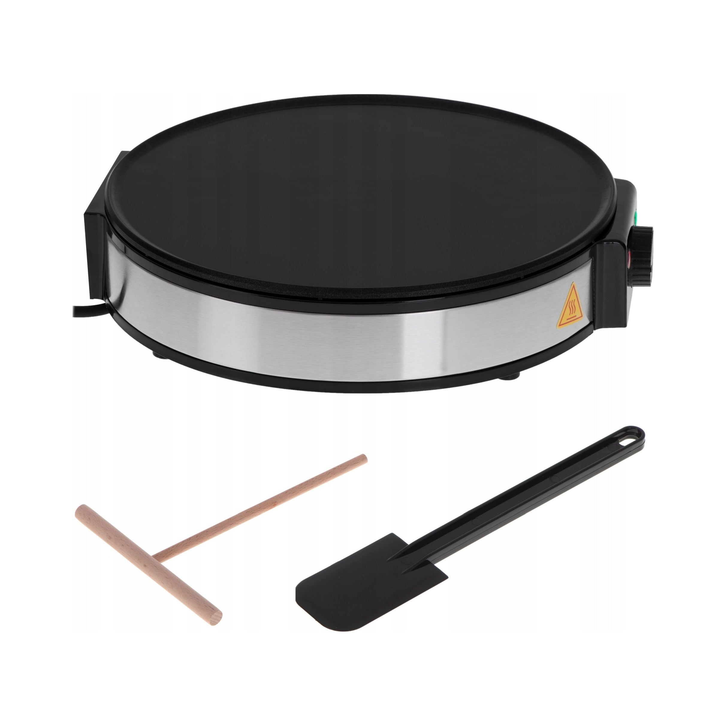 2X PANCAKE MAKER 30cm XXL 1600W NONSTICK ADLER