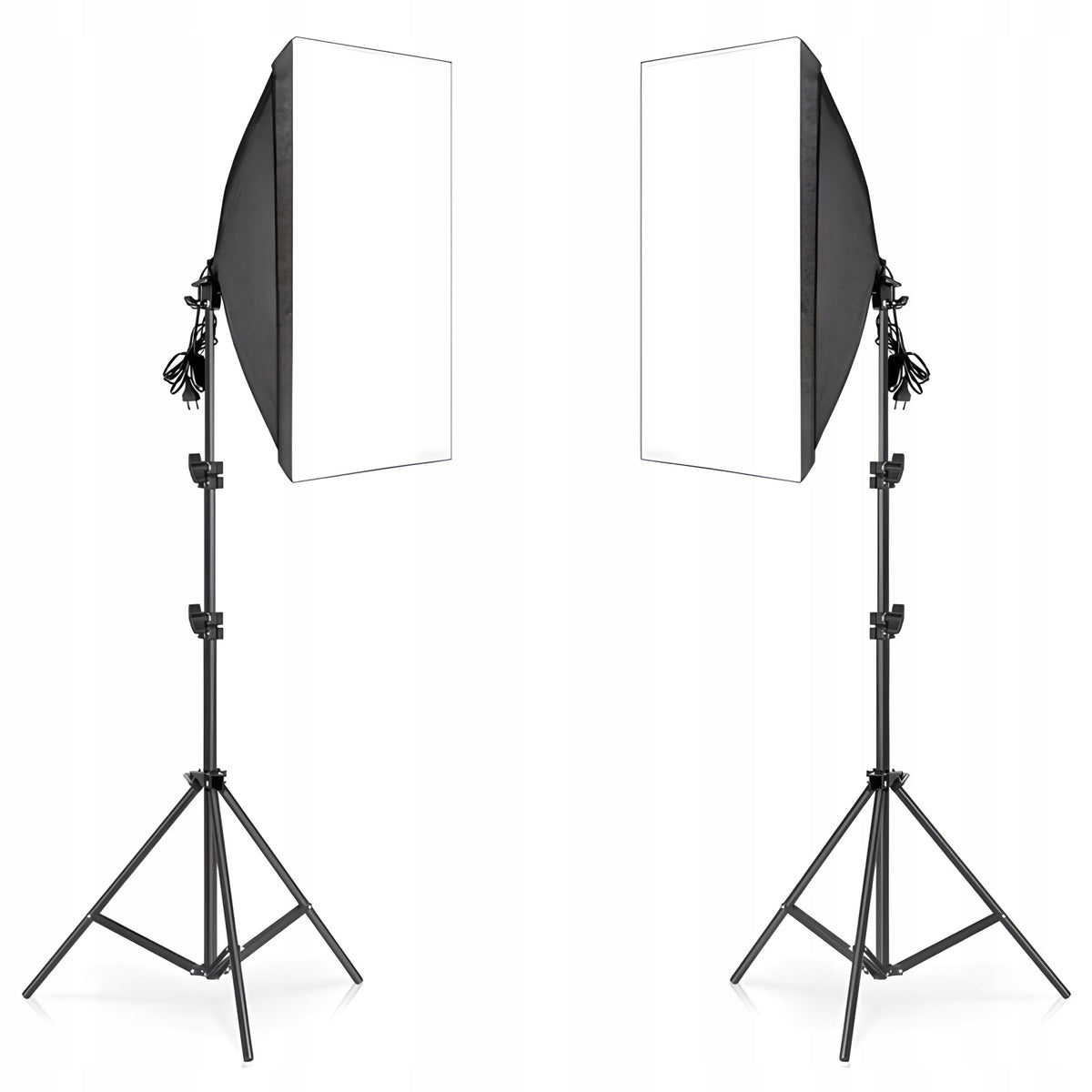 2X PHOTO SET 2X PHOTO LAMP + TRIPOD + SOFTBOX 50X70cm Manufacturer code E230