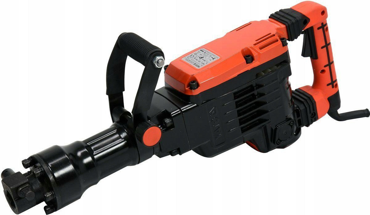 2X POWERFUL IMPACT HAMMER FOR DEMOLITION FORGING + 2 CHISELS HEX30 70J 1600W Brand Yato