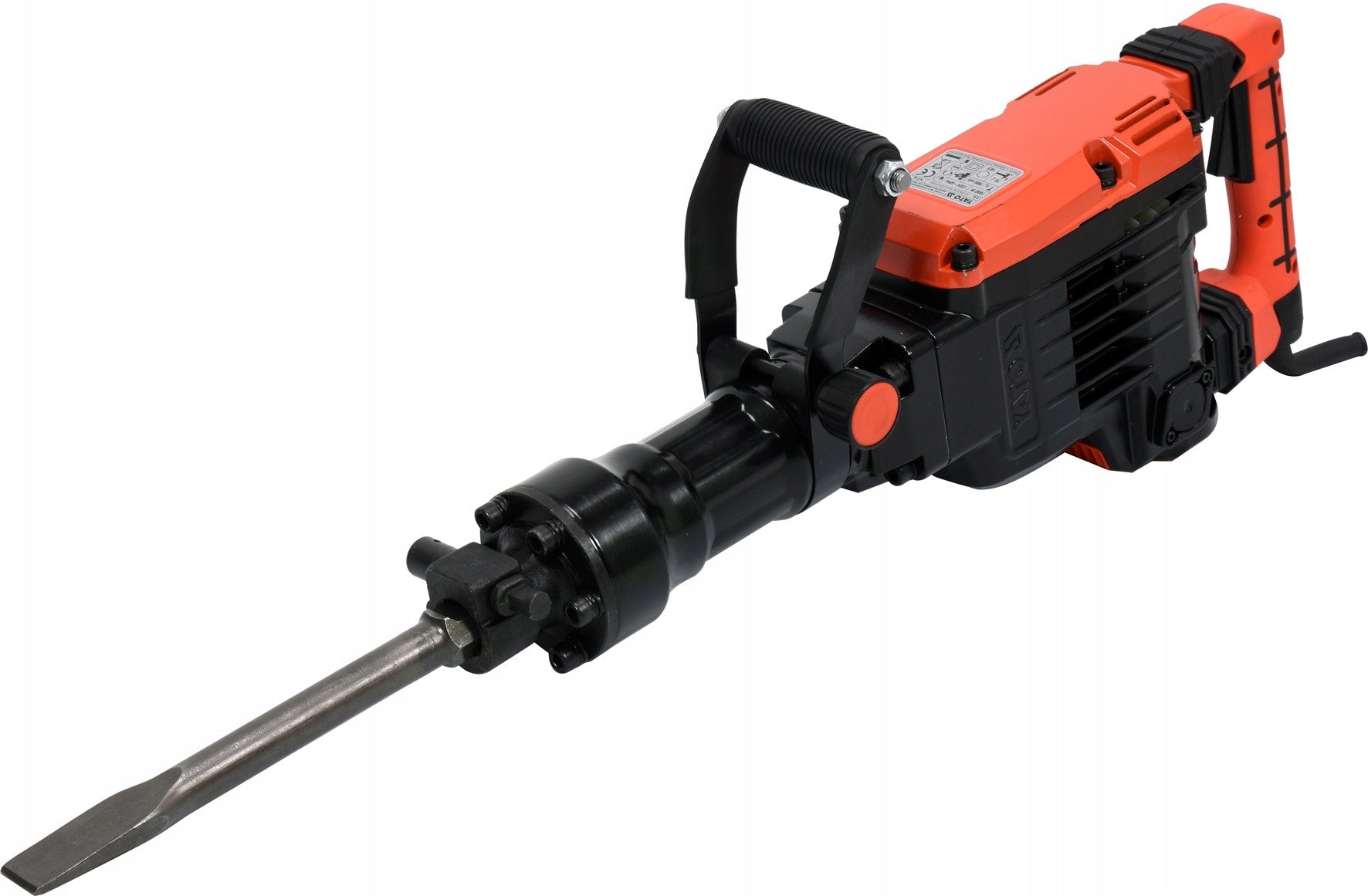 2X POWERFUL IMPACT HAMMER FOR DEMOLITION FORGING + 2 CHISELS HEX30 70J 1600W
