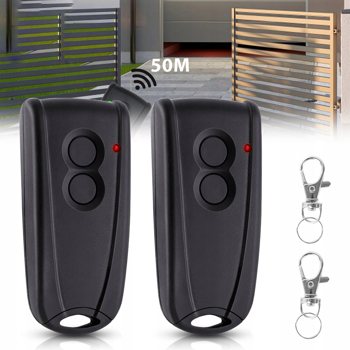 2X REPLACEMENT HORMANN ECOSTAR RSC2 RSC 2 REMOTE CONTROL FOR GARAGE DOOR