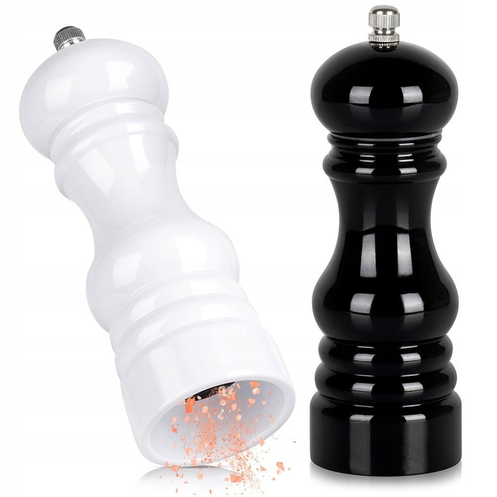 2X SALT PEPPER GRINDER SPICE GRINDER SET SPICE GRINDER Color white black
