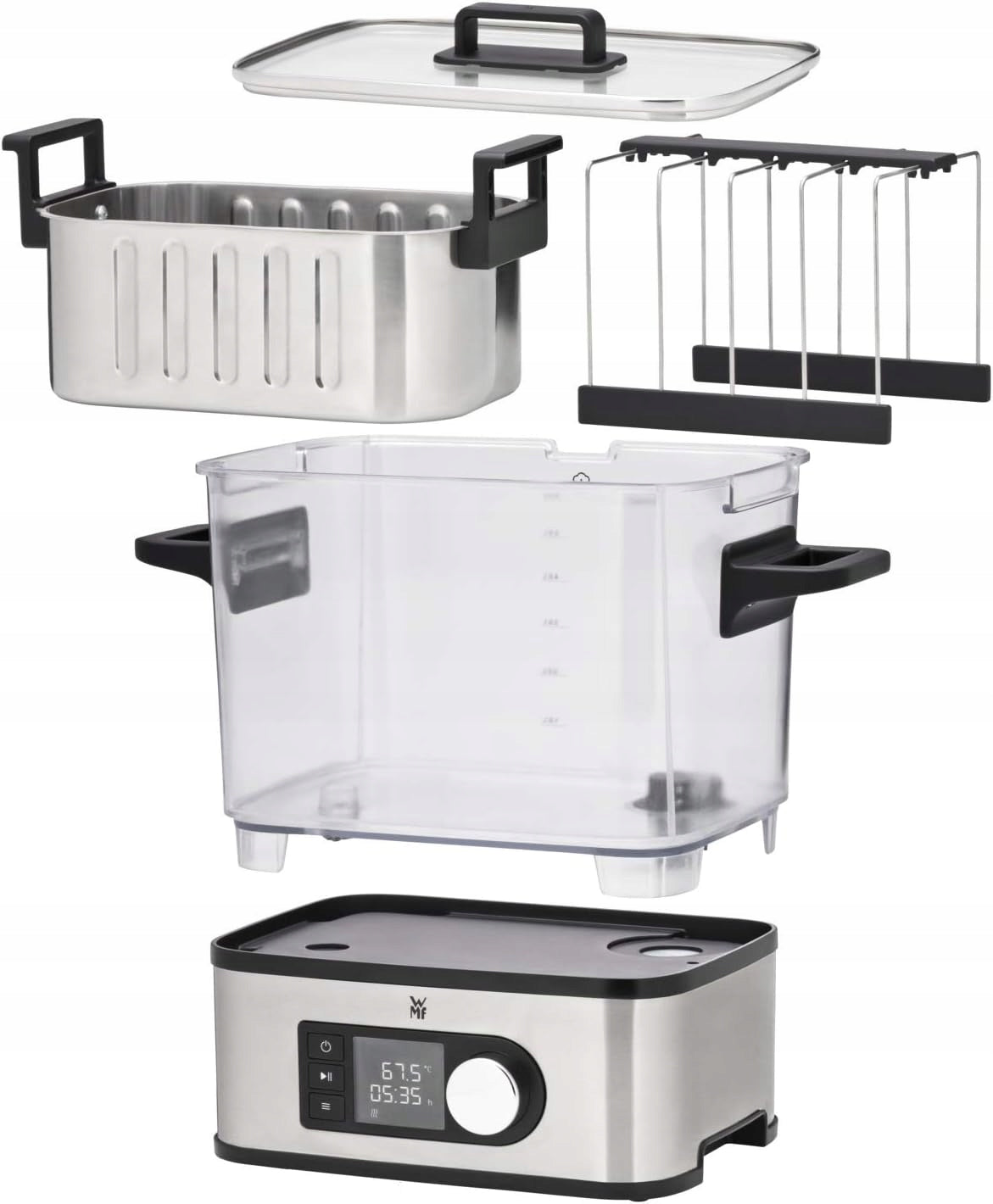 2X SOUS VIDE COOKING APPLIANCE 1500W 6L TOUCH SLOW COOK