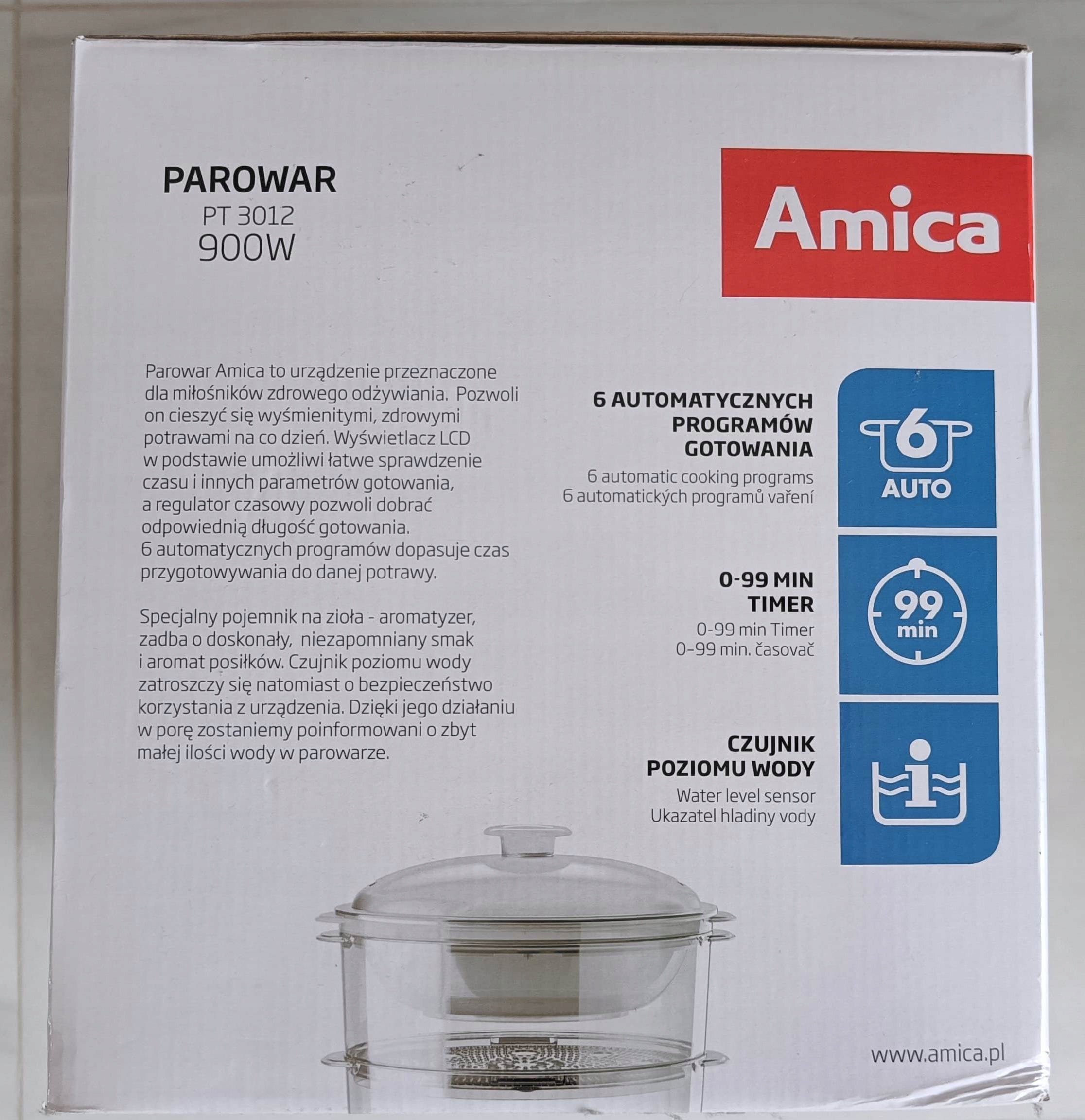 2X Steamer AMICA PT 3012