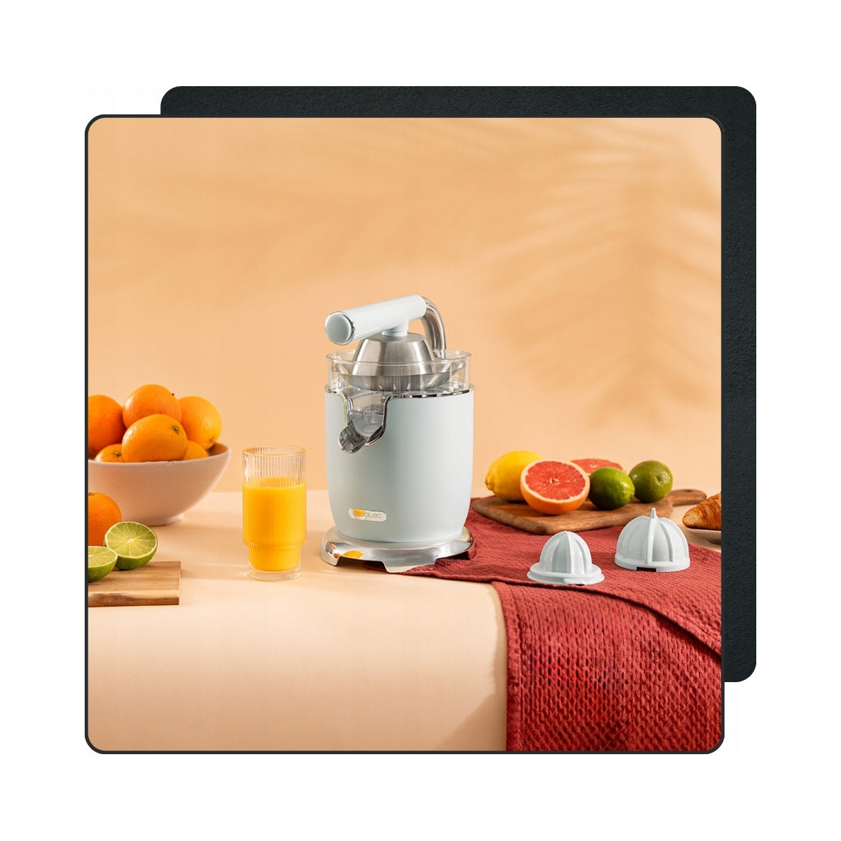 2X Stylish Citrus Juicer Cecotec Xqueeze RetroJuice 1000 1000W