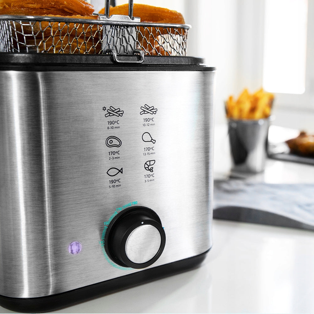 2X Traditional fryer Cecotec 3070 900 W 0 l FAT Brand Cecotec