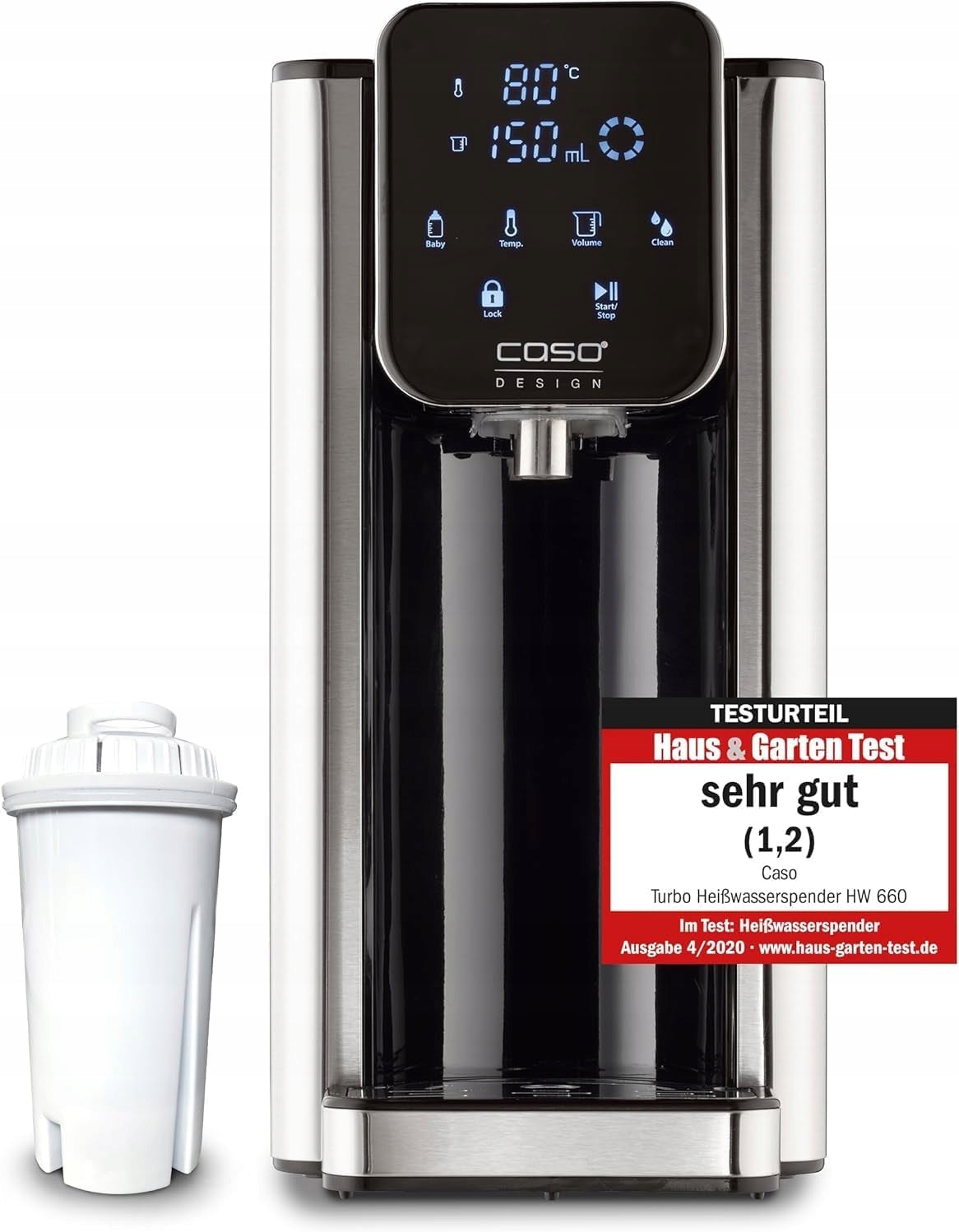 2X WATER HEATER 2,7L 2600W FAST HEATING ENERGY SAVING BLACK