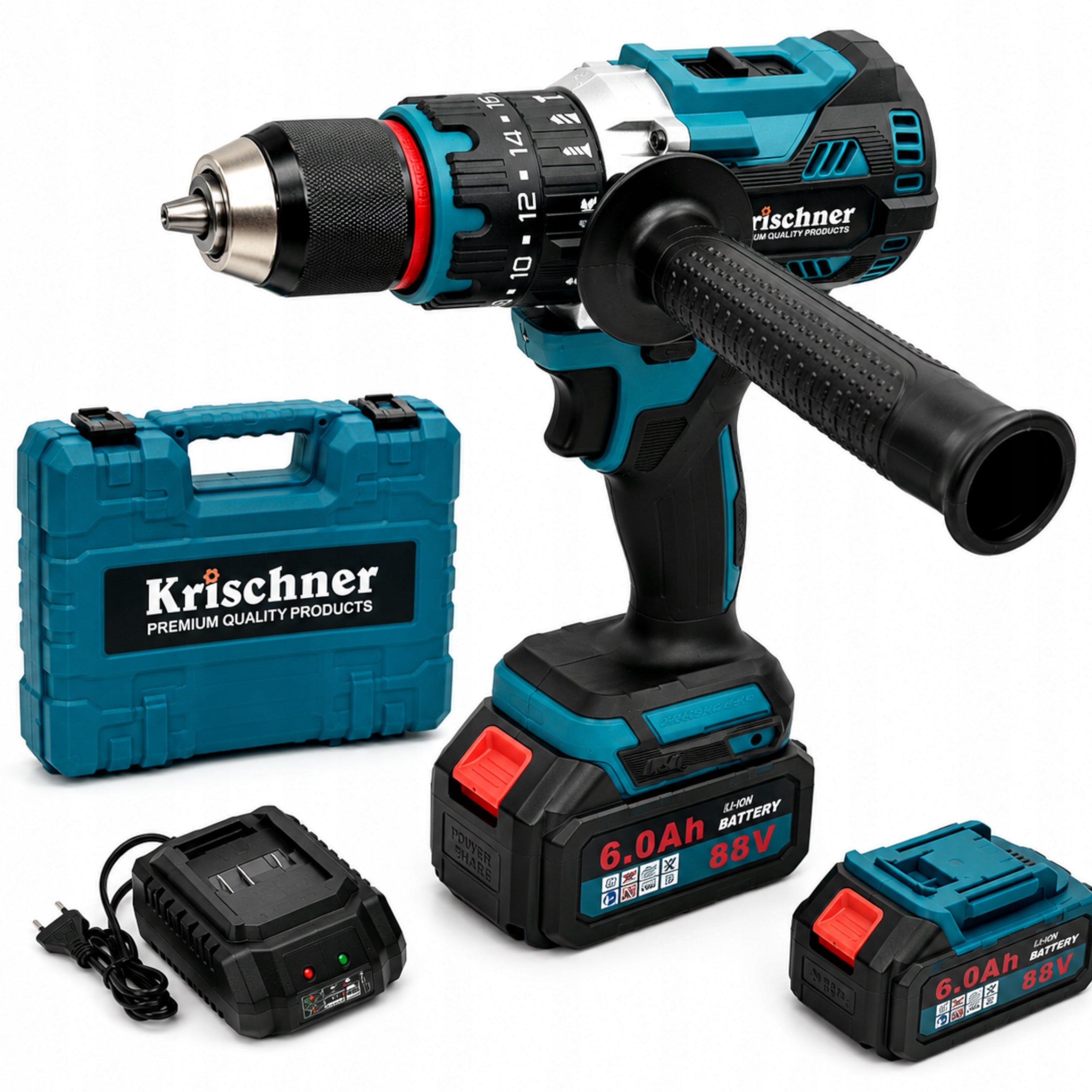 2XAKU BRUSHLESS CORDLESS IMPACT DRIVER POWERFUL