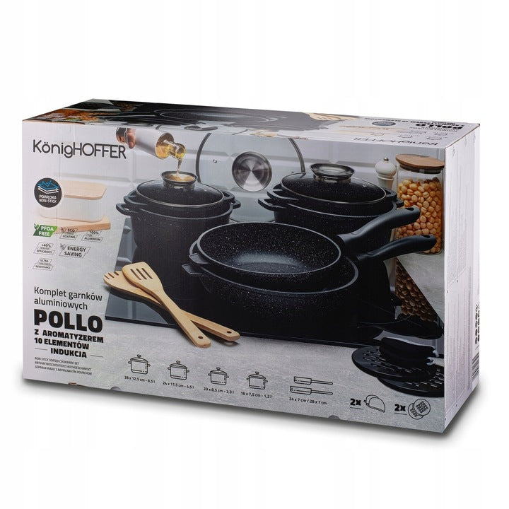 Puodų rinkinys Konighoffer, Polo-2, 12dalių