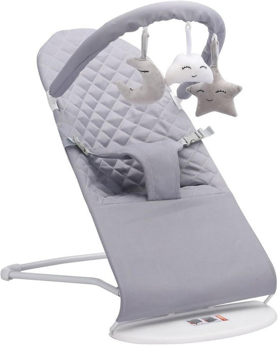 2in1 BABY ROCKER LOUNGER FOLDING ADJUSTABLE 3 POSITIONS
