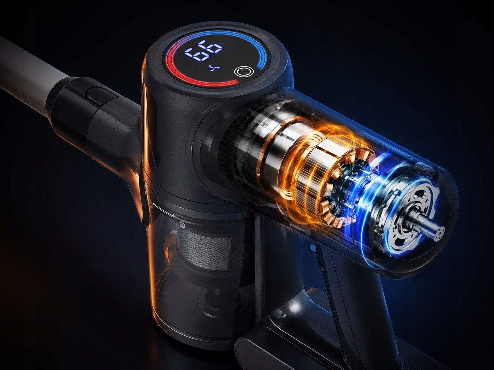 2in1 Cordless Upright Vacuum Cleaner Handheld Cordless Powerful HEPA Black Packaging status original