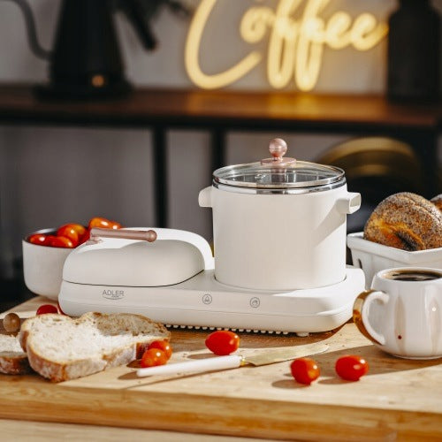 2in1 ELECTRIC GRILL STATION + COOKING POT MULTICOOKER Manufacturer code AD 6421