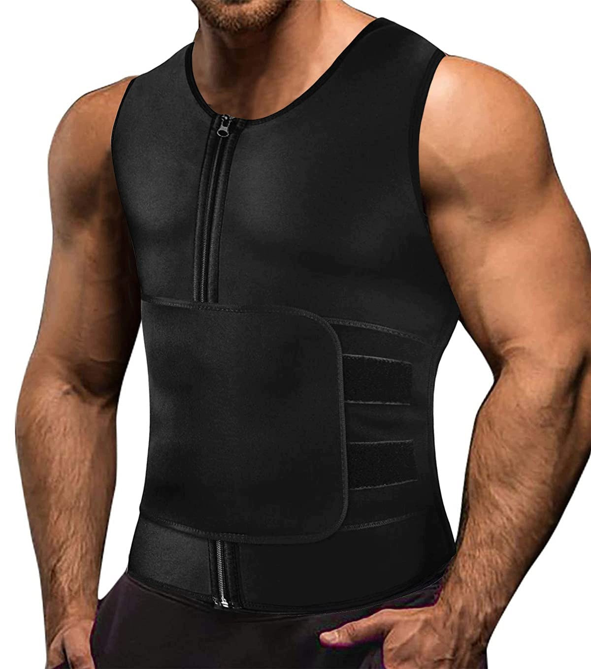 2in1 Men's Neoprene S Belt Vest | Strong Sauna on Belly Slimming