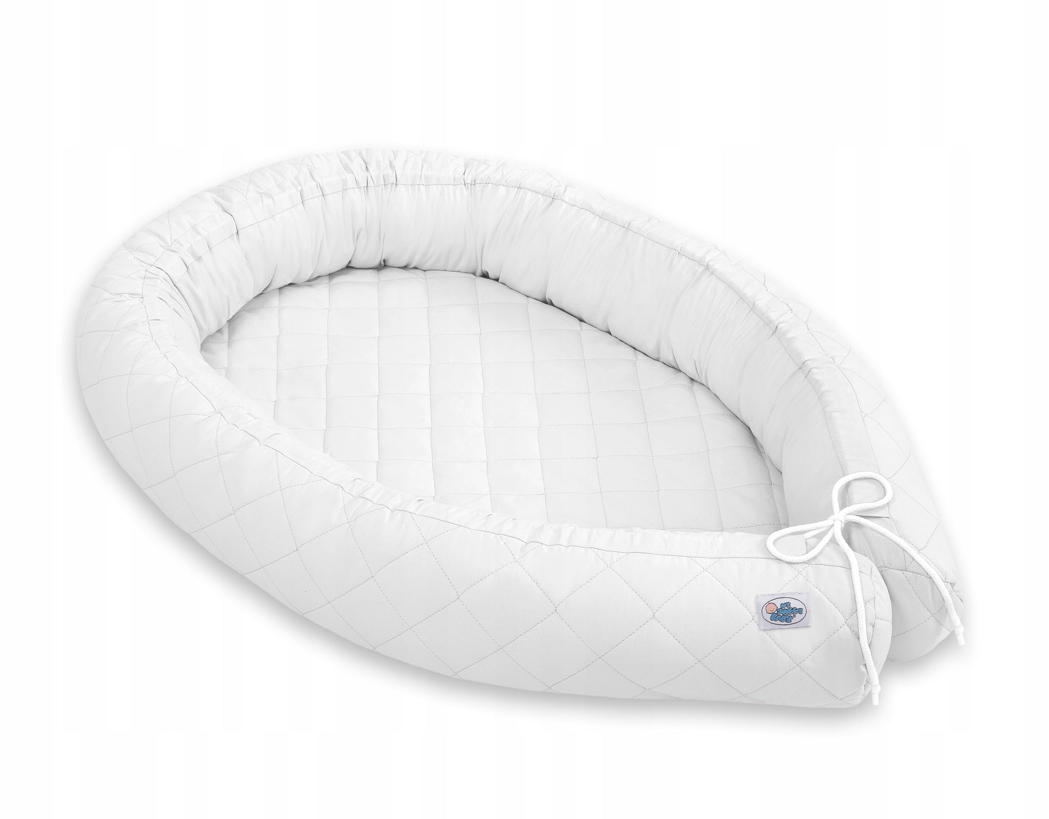 2in1 - Quilted Baby Cocoon - Hose Protector - White