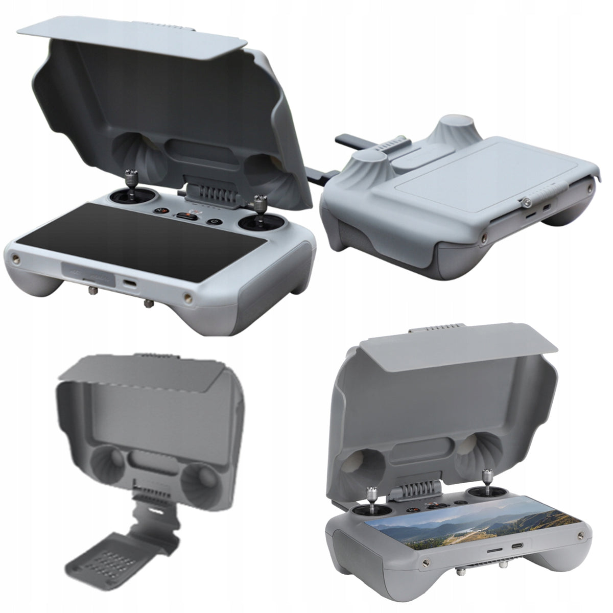 2in1 Sun Protection Screen Protector for DJI RC 2 MINI 5 PRO MINI 4