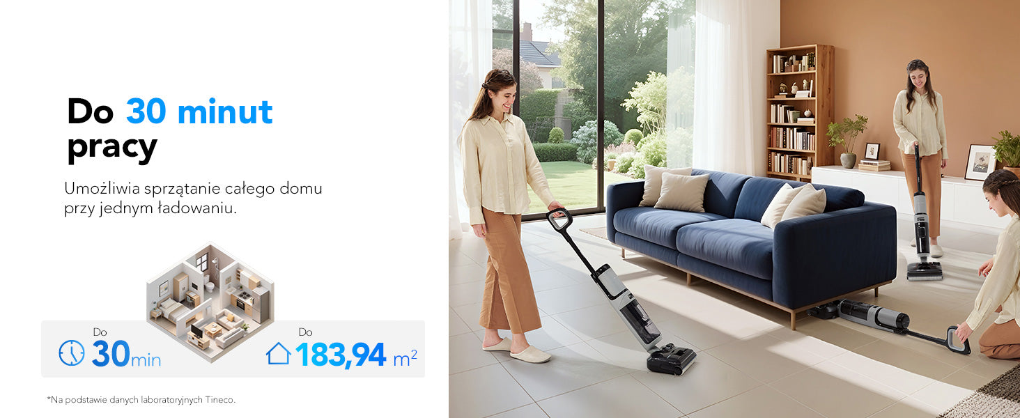 2in1 Vertical Cleaner Tineco Floor One i5 Stretch Plus Model Floor One i5 Stretch Plus