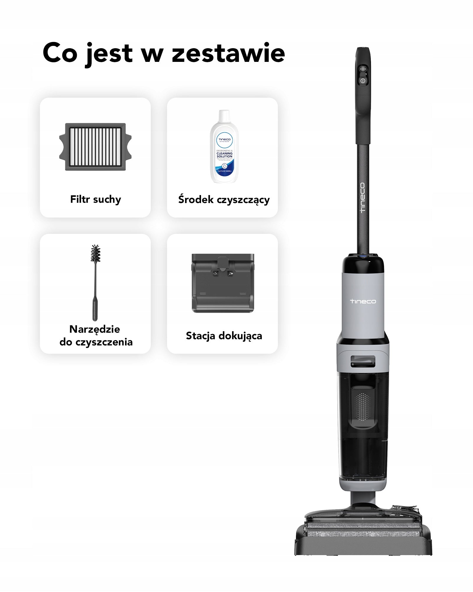 2in1 Vertical Cleaner Tineco Floor One i5 Stretch Plus