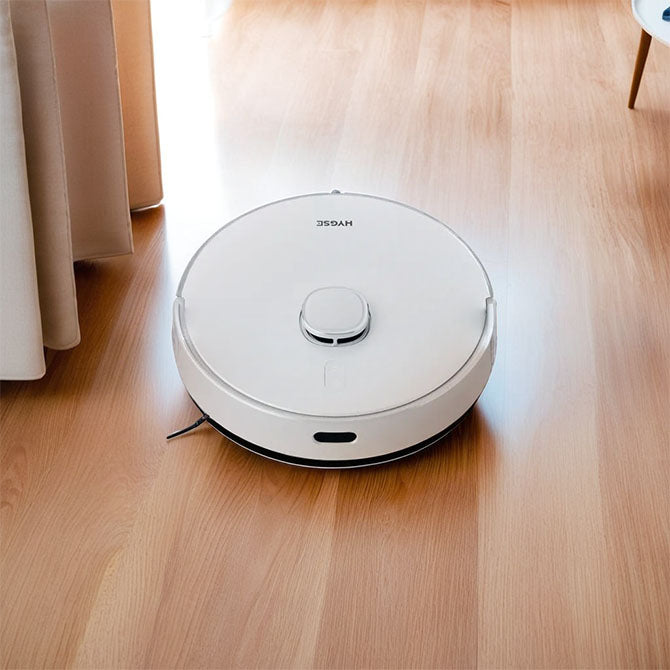 2in1 mopping robot with HYGSE movo station. 180 min work, powerful Dominant color white