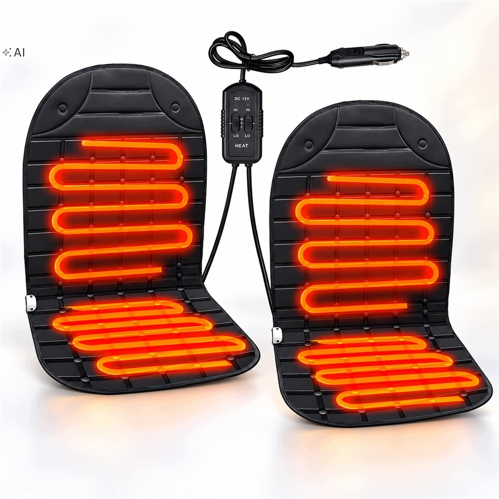 2pcs HEATING MAT FOR SEAT DOUBLE HEATED SEAT 12V FOR CAR