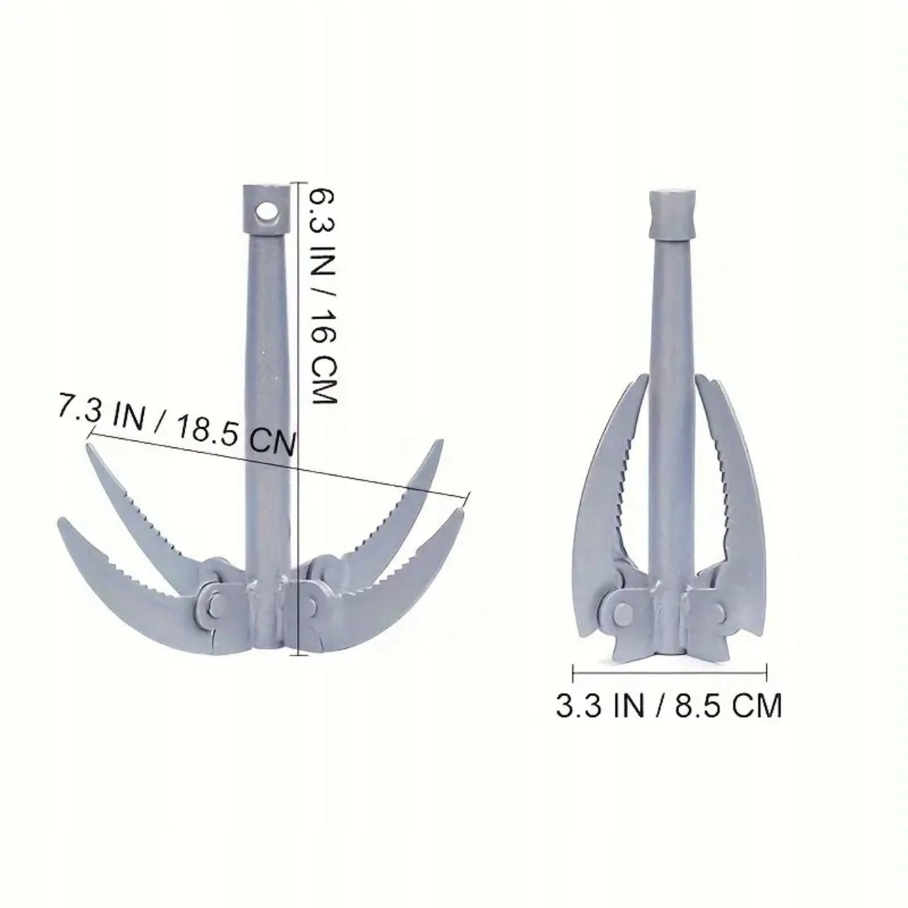 2pcs Hook Weed Pulling Tool for Algae Plant Stainless Steel Packaging status original