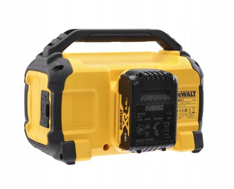 2x BLUETOOTH XR 18V 0*AH BUILDING SPEAKER Brand DeWalt