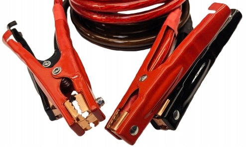2x CABLES STARTER CABLES FOR FIRING CHARGING VEHICLES SOLID 5m Manufacturer's catalog number 2x KABLE ROZRUCHOWE AF 5m