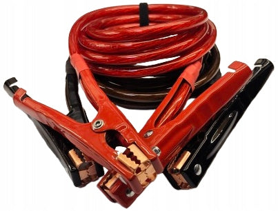 2x CABLES STARTER CABLES FOR FIRING CHARGING VEHICLES SOLID 5m