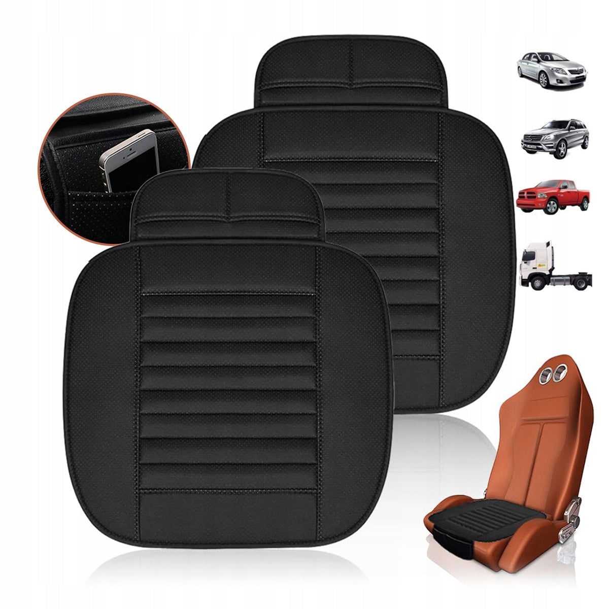 2x CAR SEAT PILLOW, SEAT CUSHION, SEAT COVERS