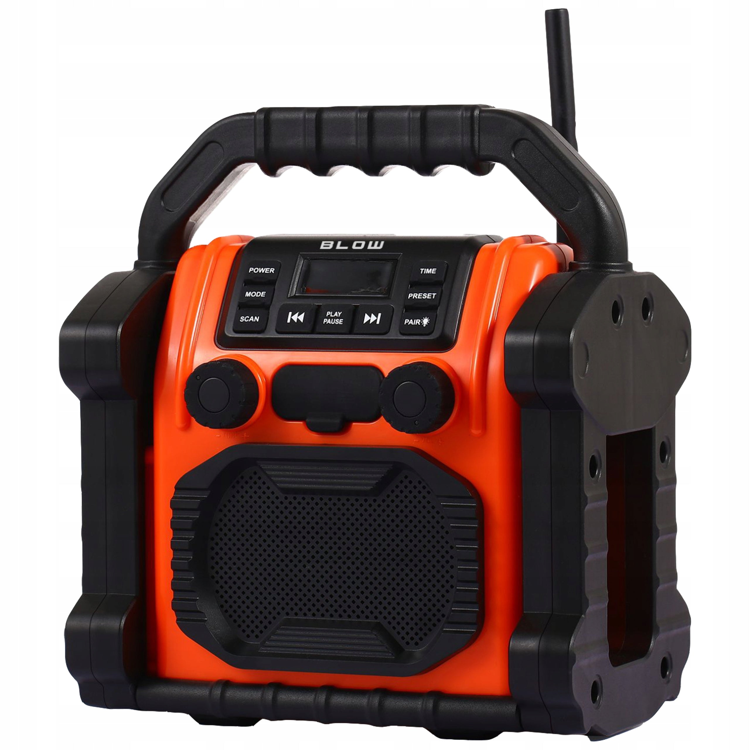 2x Construction Radio Fm 20w Rms Bluetooth 5 1 Powerbank Usb C Aux Led Ip55 Bl