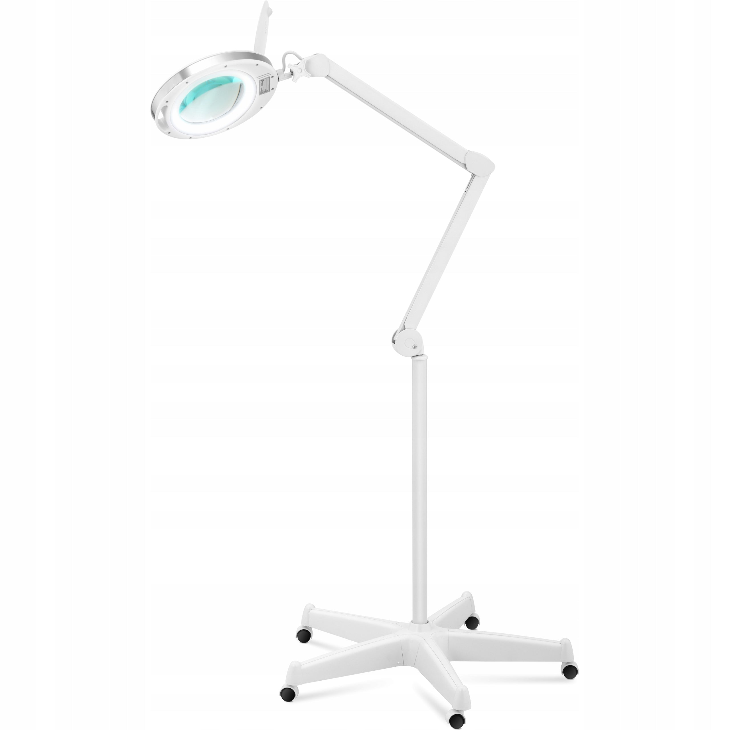 2x Cosmetic magnifier lamp with mobile magnifying glass 5 dpi 72x LED