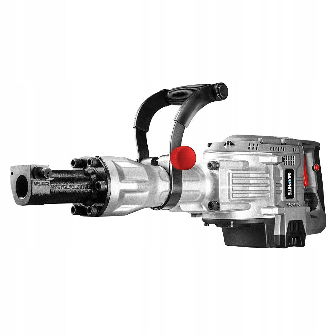 2x DEMOLITION HAMMER, HEXAGONAL HANDLE 30MM, 1700W STROKE 45J - T 58G868 Impact energy 45 J