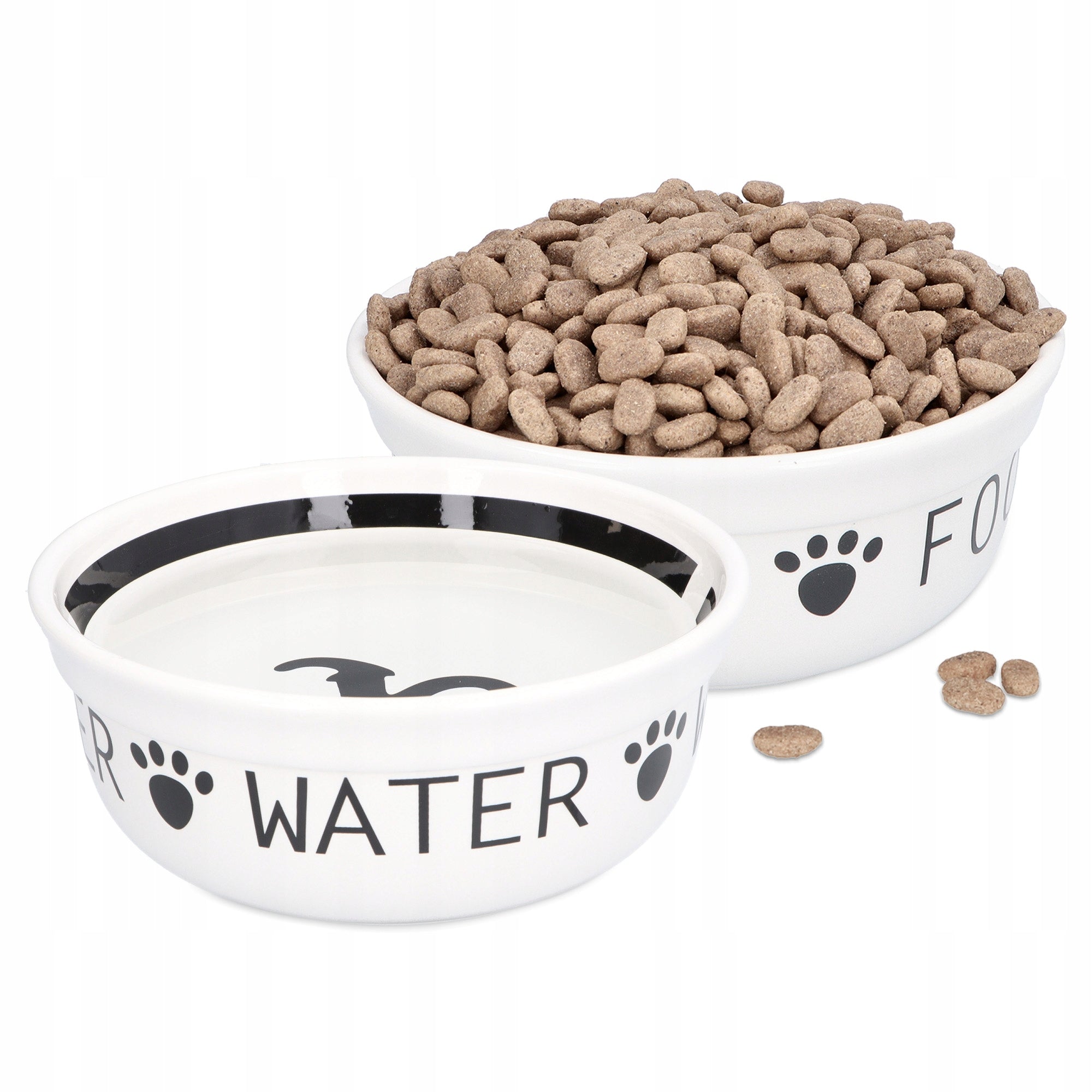 2x DOG STAND BOWLS 1,6l CERAMIC Cups Stand LARGE DOG WATER Bowl 8K Brand no brand