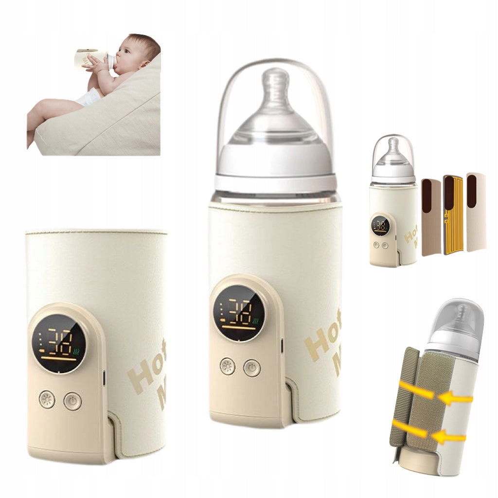 2x Electric Bottle Warmer meringue With Display Lcd 18 W