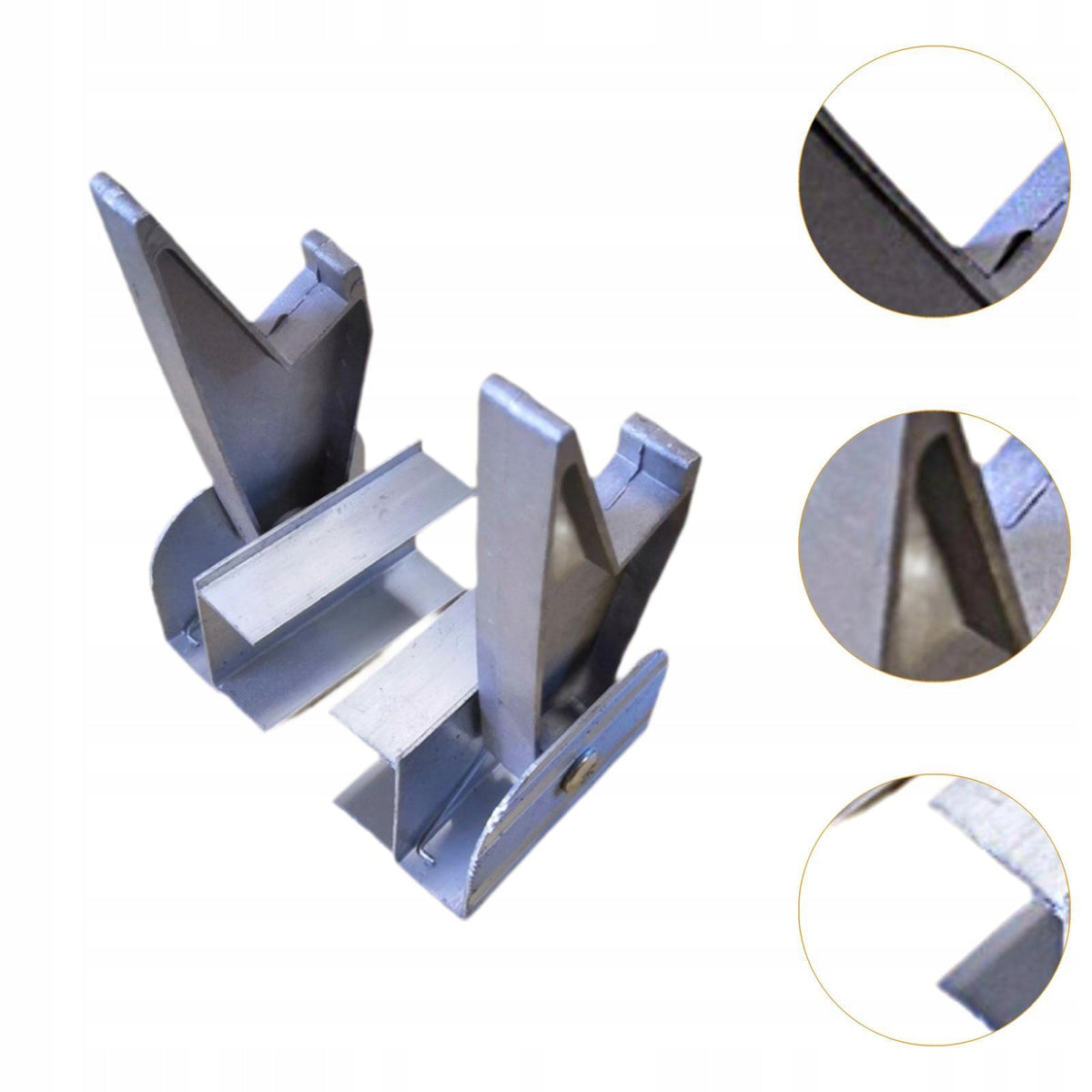 2x Extension Rung Stable Premium Ladder Supply Wear All Aluminum Locks Brand no brand