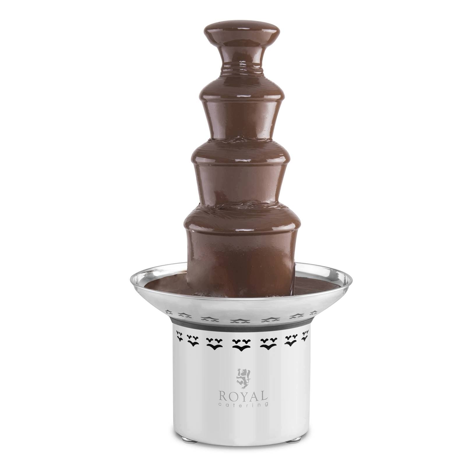 2x FONDUE Fountain with Chocolate Steel 4 floors 230W