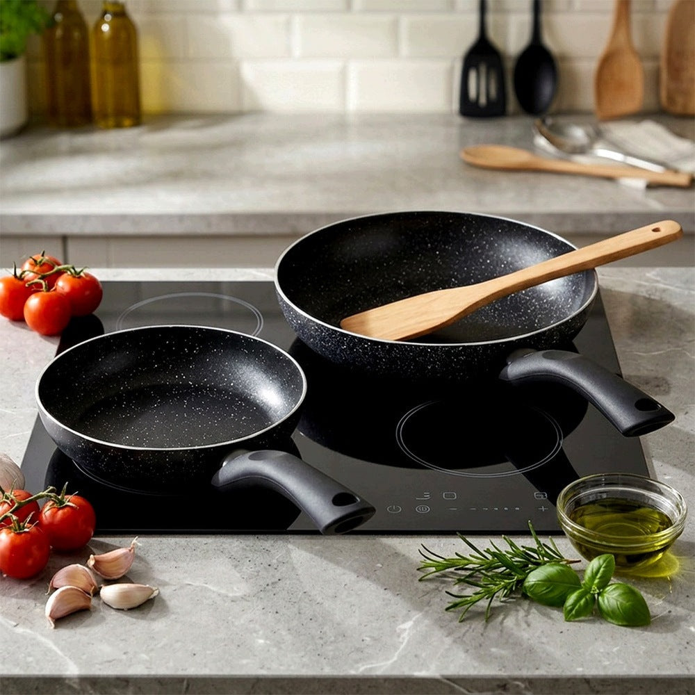 2x GRANITe frying pan for frying stewing pan set VILDE 16 20 cm Packaging status original