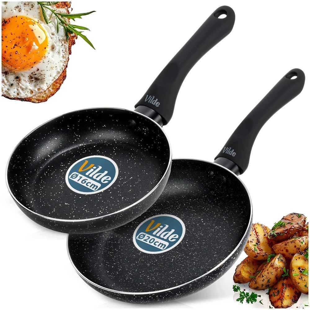 2x GRANITe frying pan for frying stewing pan set VILDE 16 20 cm