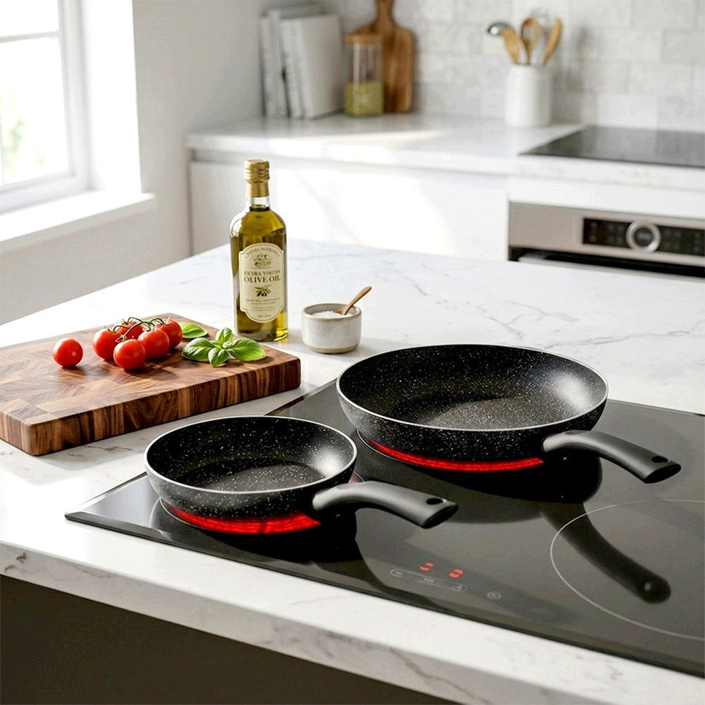 2x GRANITe frying pan for frying stewing pan set VILDE 16 24 cm Packaging status original