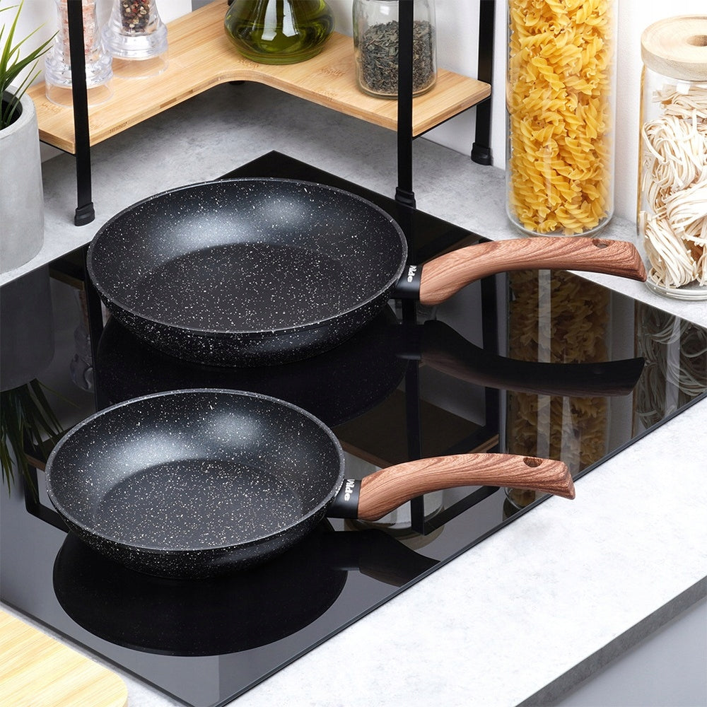 2x GRANITe frying pan for frying stewing set of pans VILDE 20 24 cm Packaging status original