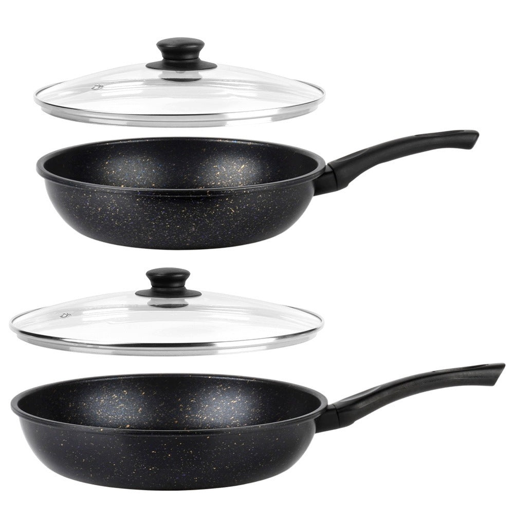 2x GRANITe frying pan with lid VILDE 24 28 cm Manufacturer code 5900670129252