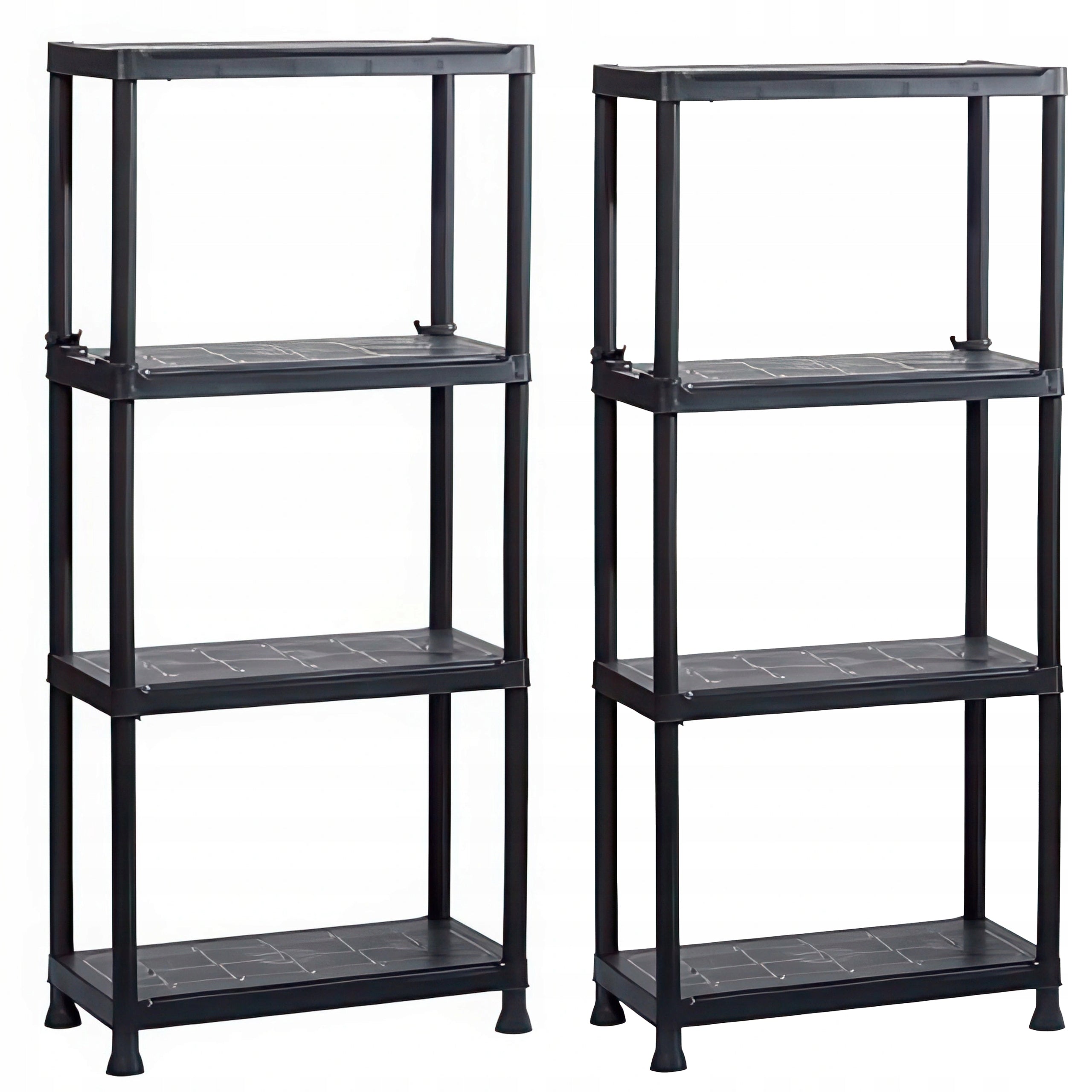 2x Garage Storage Rack 4 Shelves 20 kg Sturdy Strong