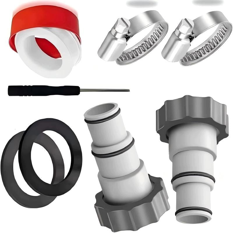 2x HOSE REDUCTION FITTING FOR PUMPS POOL HOSES ADAPTER FOR INTEX 32-38MM Manufacturer code 4896032584894