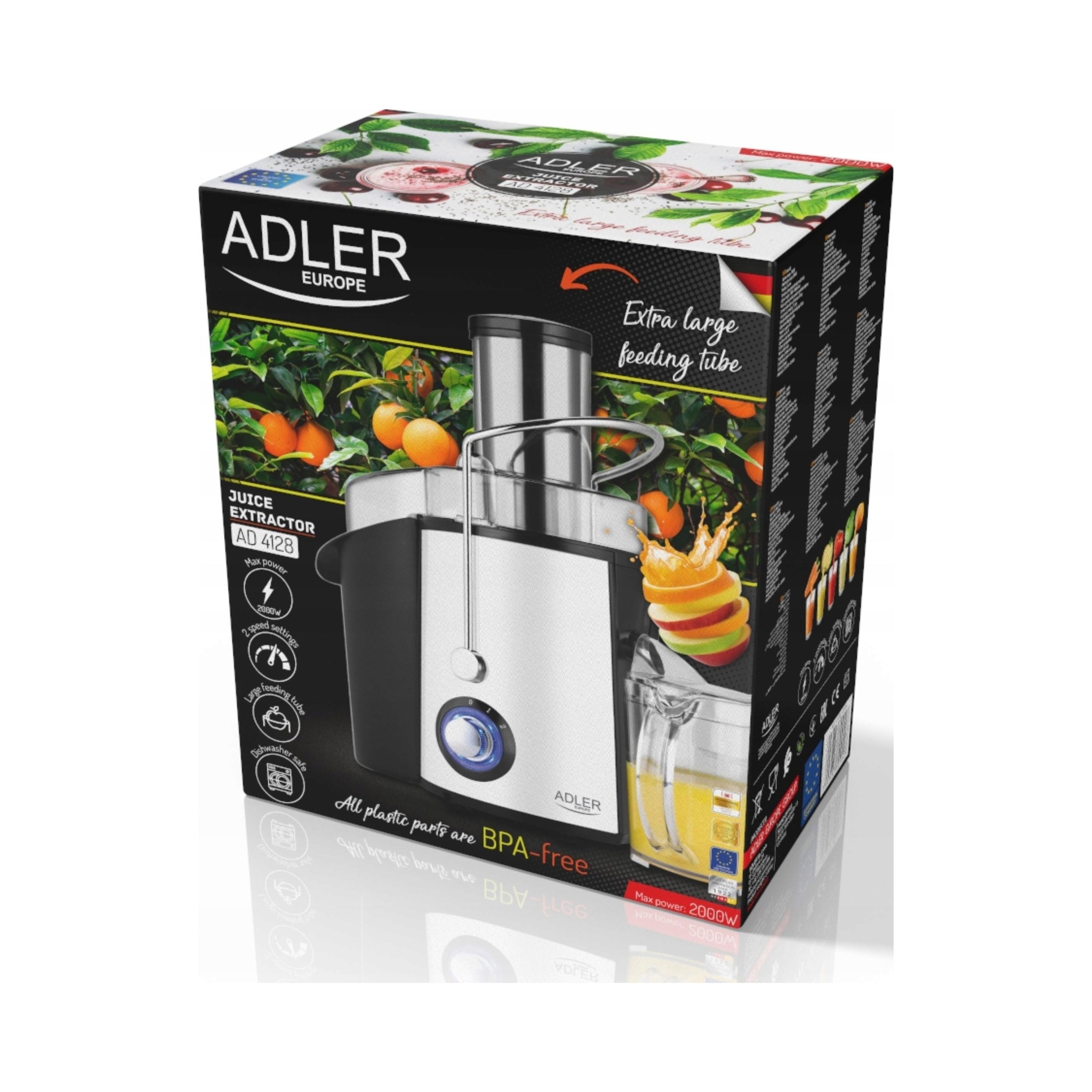 2x Juicer ADLER AD 4128