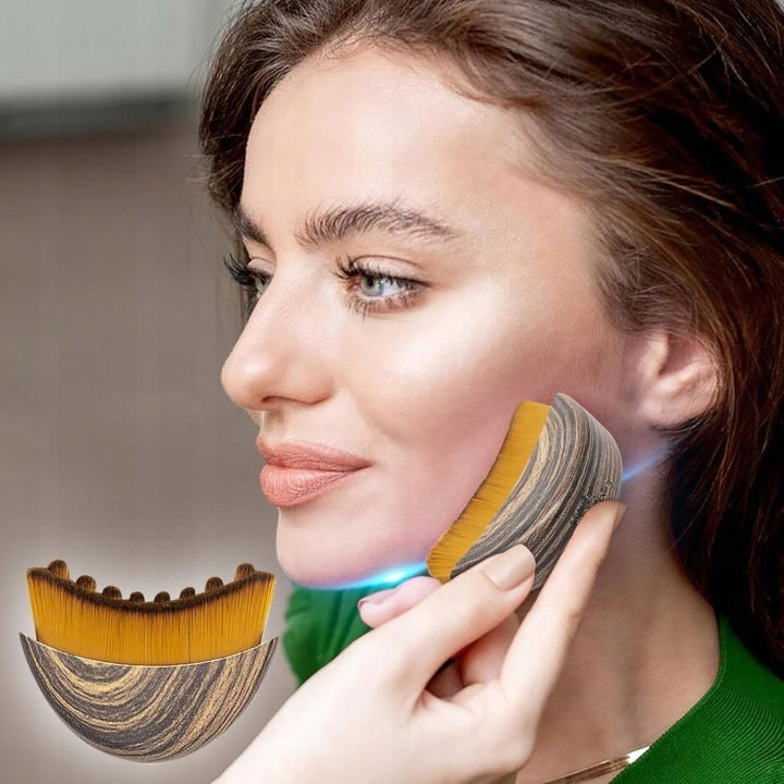 2x Lymphatic Drainage Face Massager Lymph Contour Brush Packaging status original