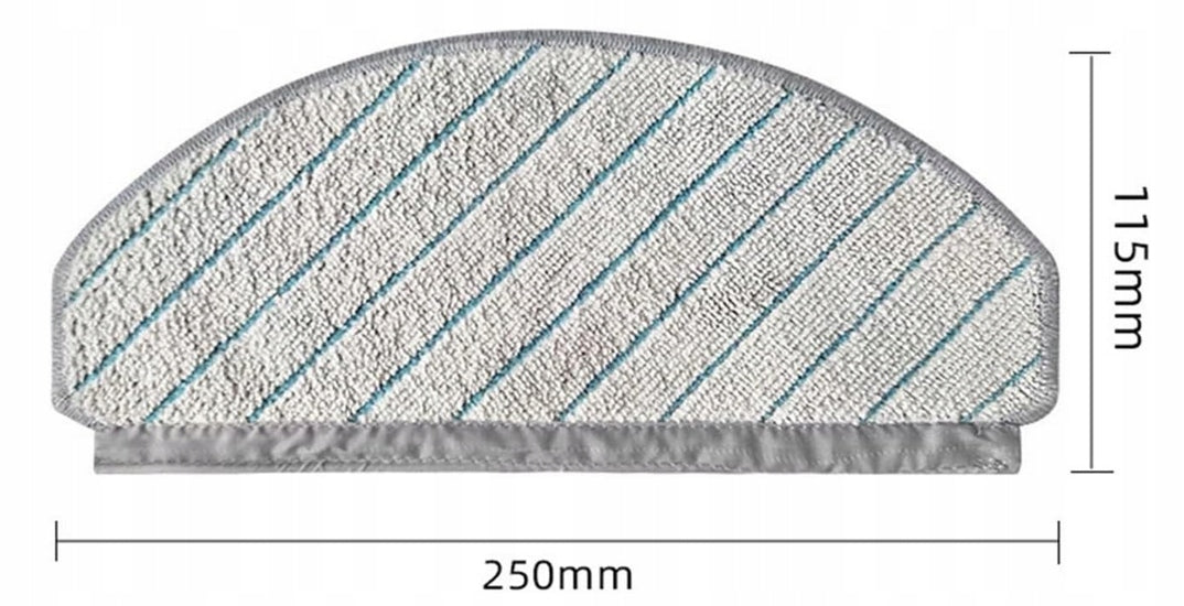 2x MOP PAD for BOSCH Spotless BCRC1W + BCRD1W Advanced BCRC2W + BCRD2W Manufacturer code KAT00121