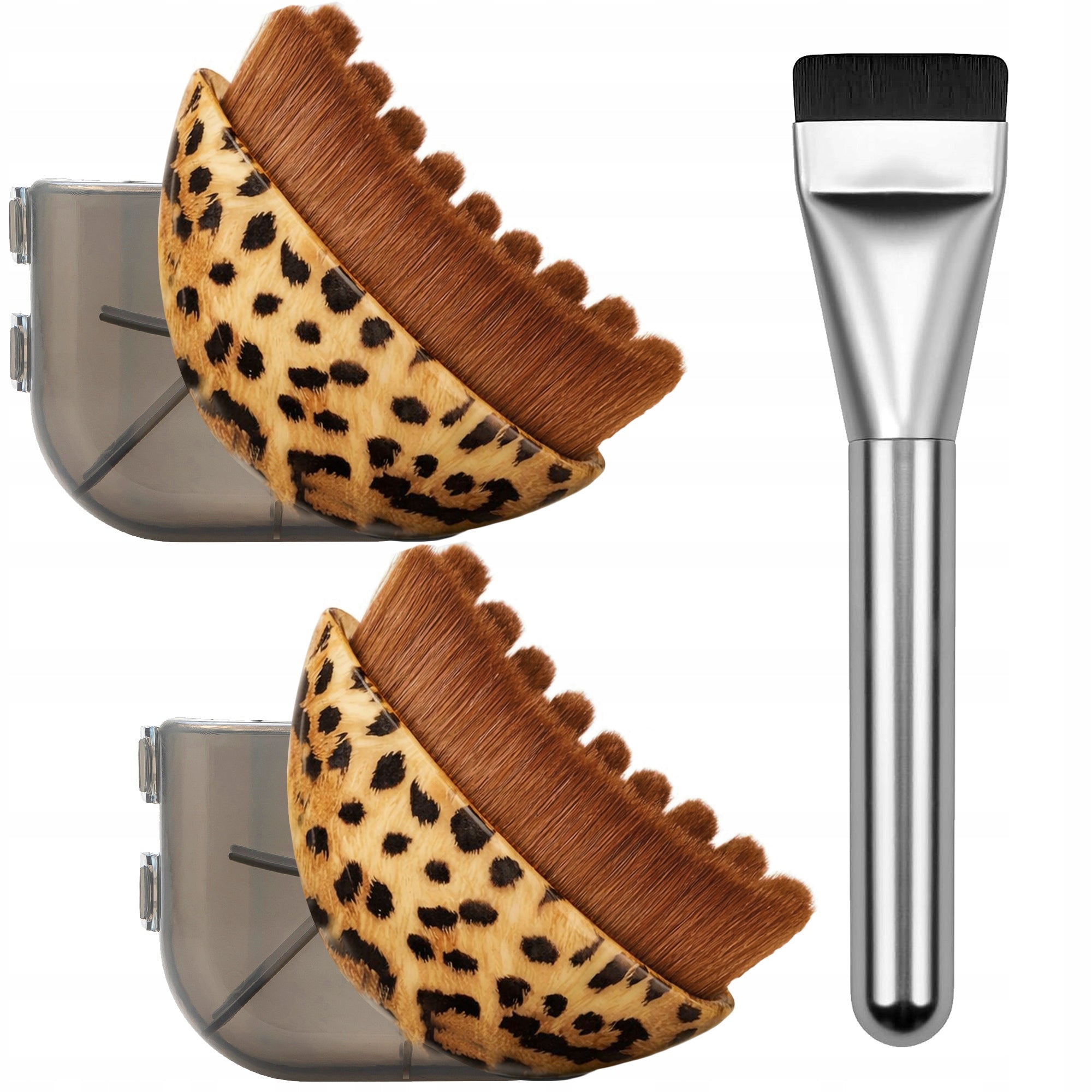 2x NECK FACE MASSAGE BRUSH LYMPHATIC DRAINAGE DRY+BRUSH FREEBIE