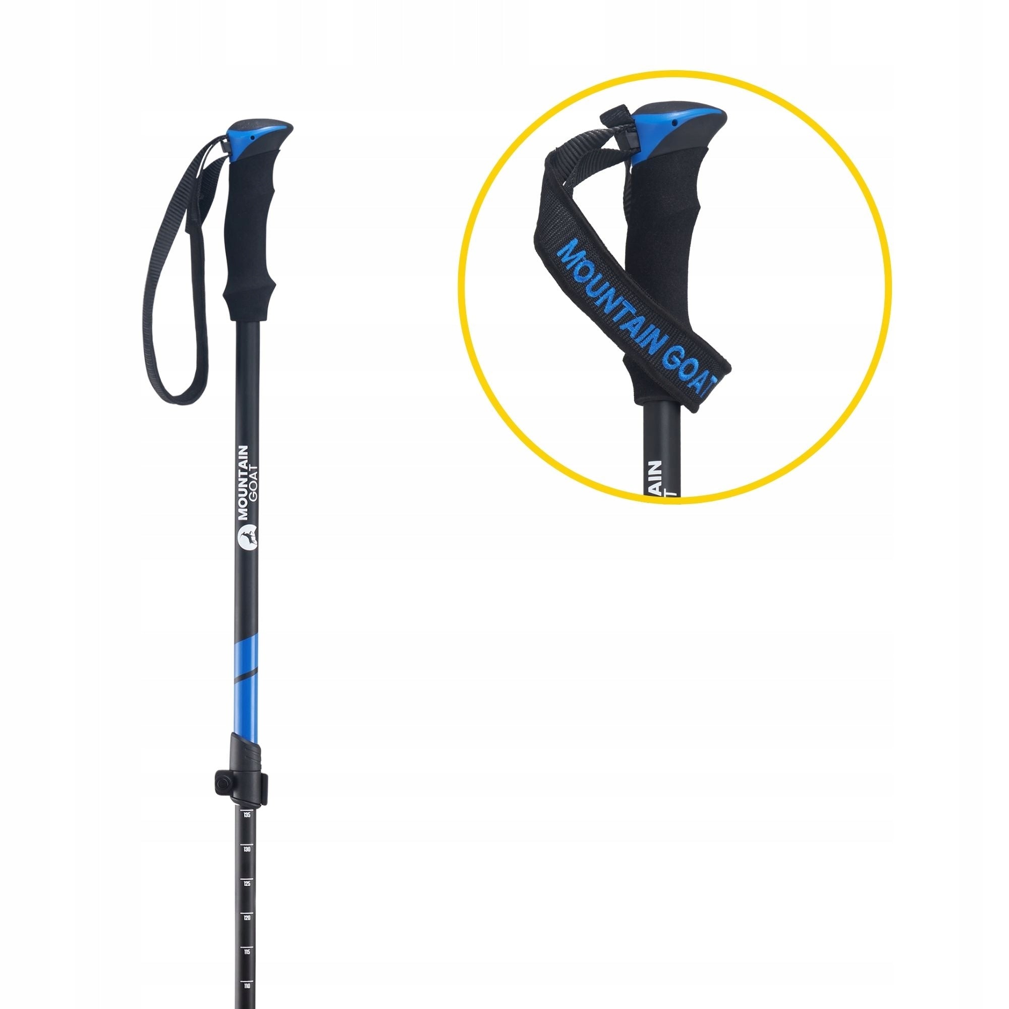2x NORDIC WALKING TREKKING POLES ADJUSTABLE FOR WALKING Manufacturer code TP01