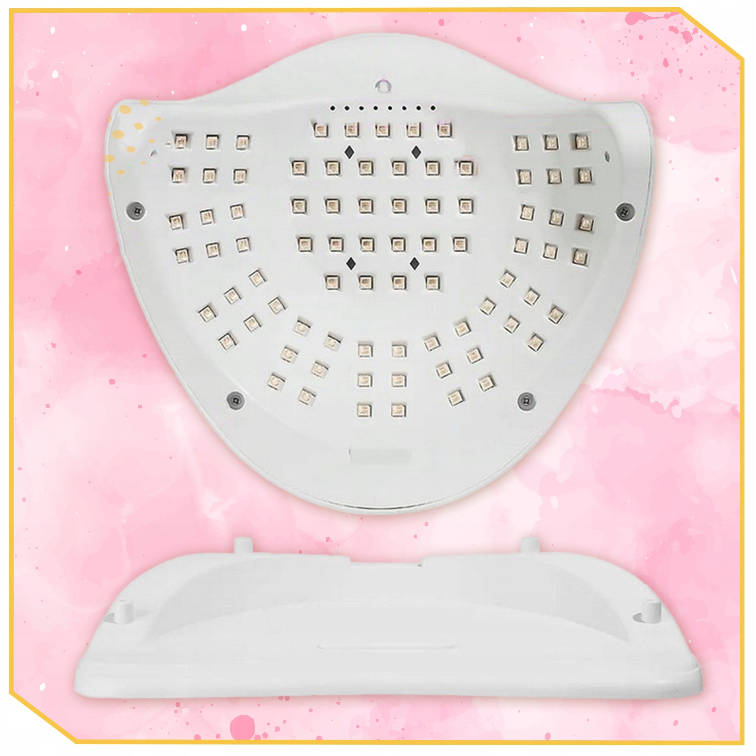2x Nail Lamp Uv Dual Led Sun X26 Max 380w Strong Manicure Pedicure Brand Lewer