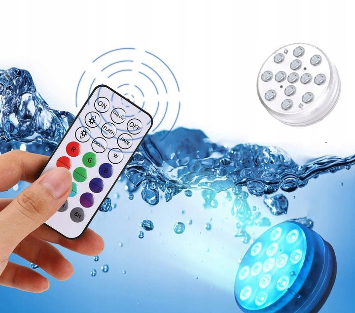 2x POOL LIGHTING UNDERWATER Pool for Spa Bathtub LED RGB Set + REMOTE CONTROL Manufacturer code 2x OŚWIETLENIE BASENU PODWODNE LED +PILOT
